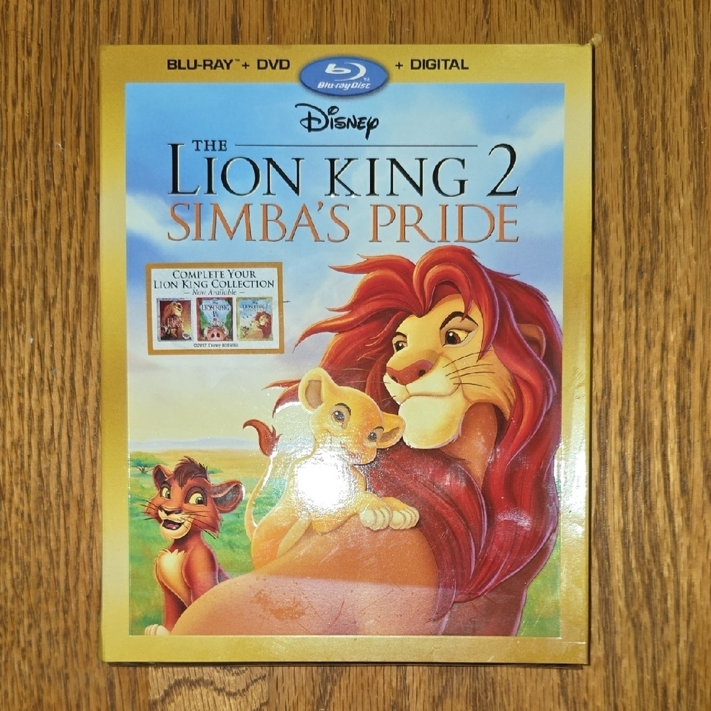 Disney The Lion King 2 Simba's Pride Blu-ray DVD Digital New Sealed LOT-R2